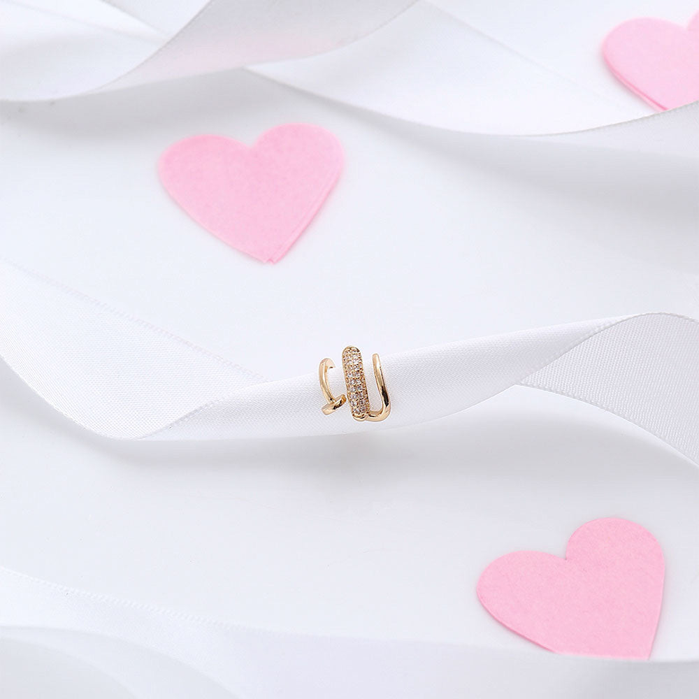 Statement Golden Earcuffs