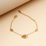 Interlocked Heart Bracelet