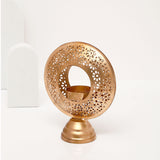 Radiant Golden Diya Stand