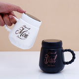 Mom and Dad Quoted Couple Mugs