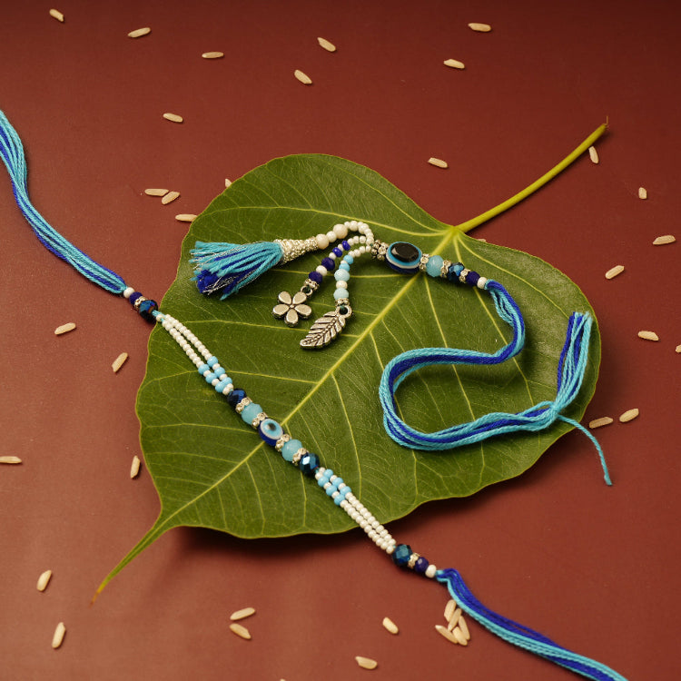 Traditional Evil Eye Bhaiya Bhabhi Rakhi