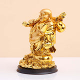 Majestic Golden Laughing Buddha