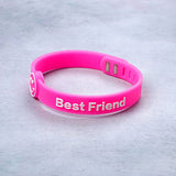 Best Friend Pink Friendship Band
