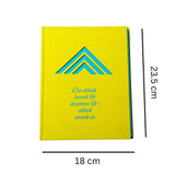 Life's Attitude Quoted Notebook