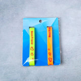 Silicone Friendship Bands Yellow and Orange Set of 2