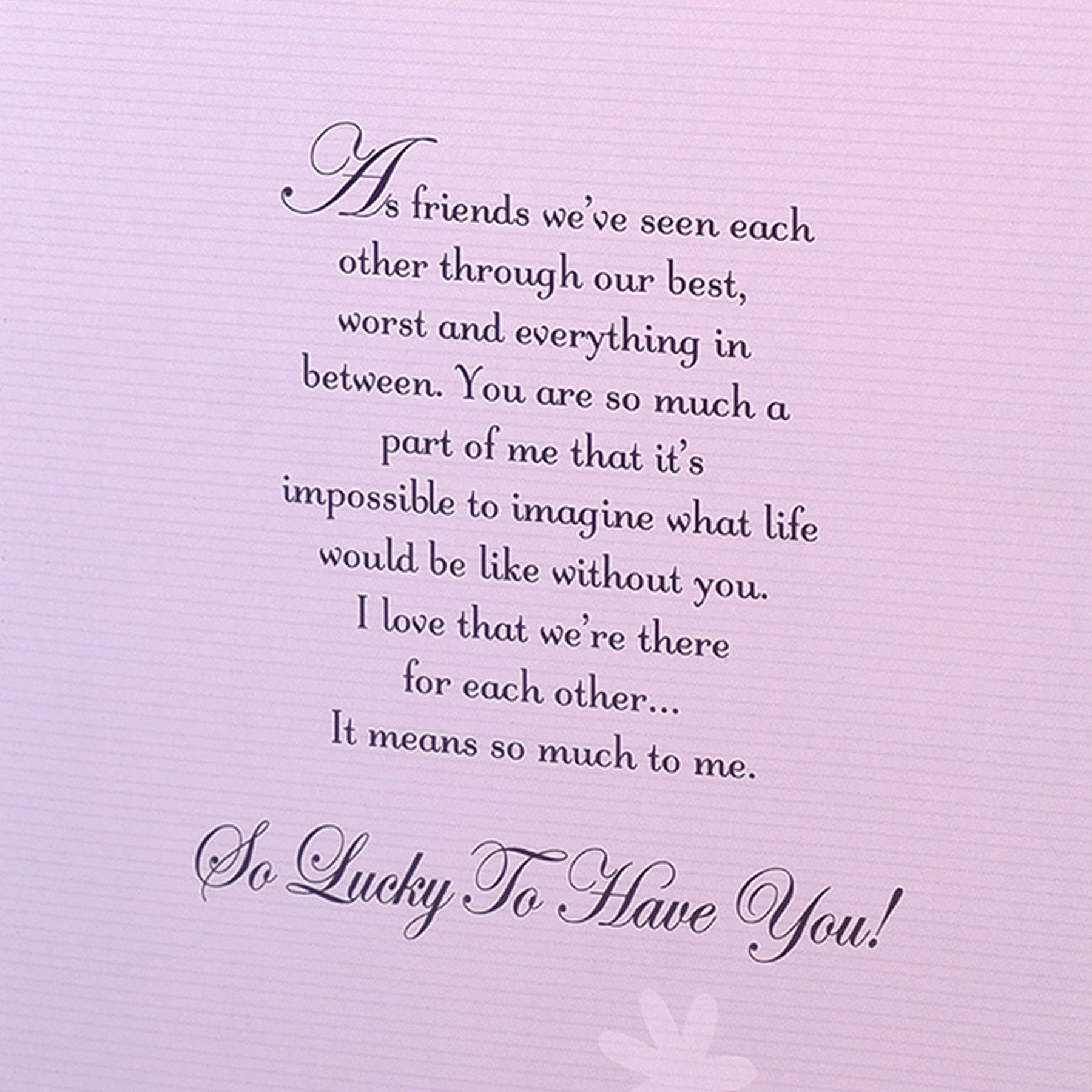 Bond of Friendship Greeting Card