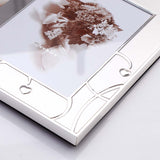 Twin Space Romantic Silver Photo Frame