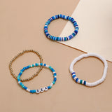 Sea Blue Multi Layer Bracelet Set
