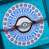 Beautiful Evil Eye Rakhi in Trunk Box