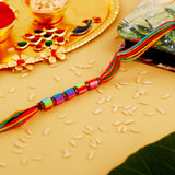 Beaded Multicolour Rakhi
