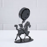 Wild Horse Figurine Clock