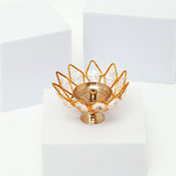 Golden Lotus Akhand Jyoti Diya