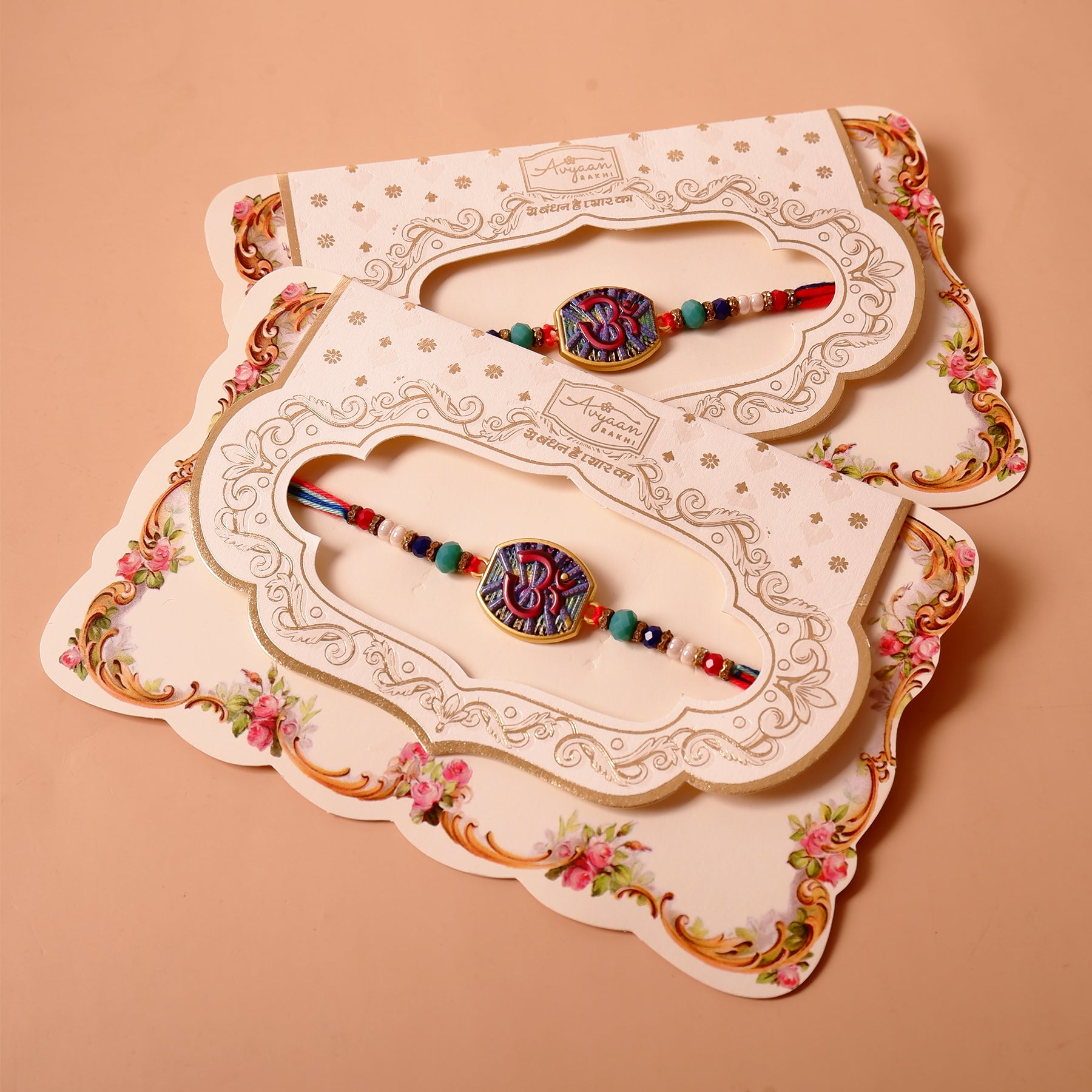Traditional OM Rakhi Pack of 2