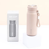 Beige Steel Sipper Bottle