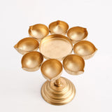 Tealight Candle Holder Golden Stand