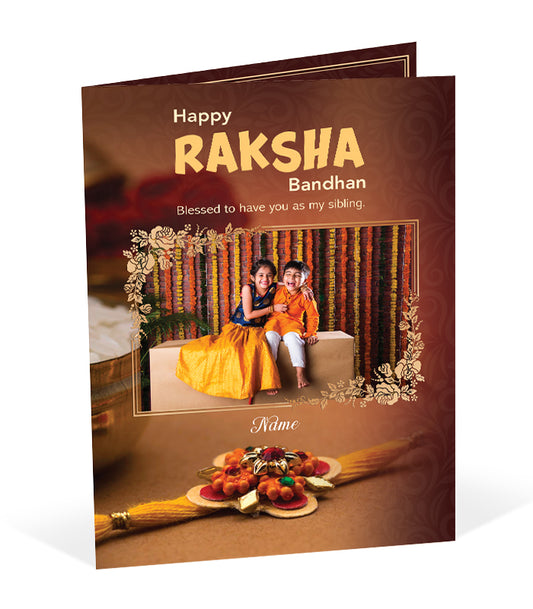 Amazing Rakhi Personalised Greeting Card