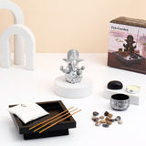 Silver Ganesha Incense Stick Holder