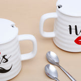 His and Her Quoted Couple Mugs