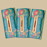 Aesthetic Rakhi mailer with Roli chawal and Envelope Pack of 3