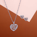 Timeless Devotion Pendant with Earring Set