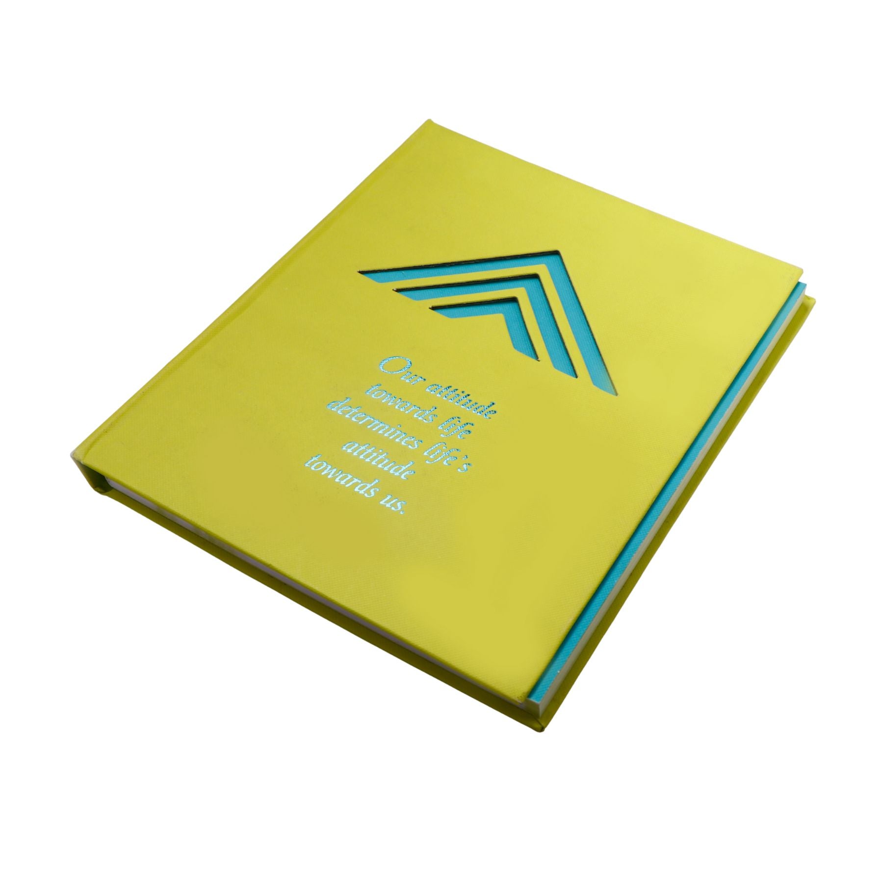 Life's Attitude Quoted Notebook