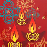 Pack Of 10 Deepawali Seasons Greeting Card