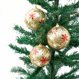 Glittery Christmas Golden Balls