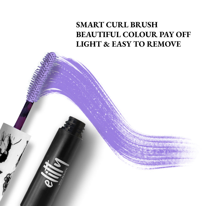 Elitty Lilac Pop Colored Lush Lashes Mascara - OK Boomer - 5 gm