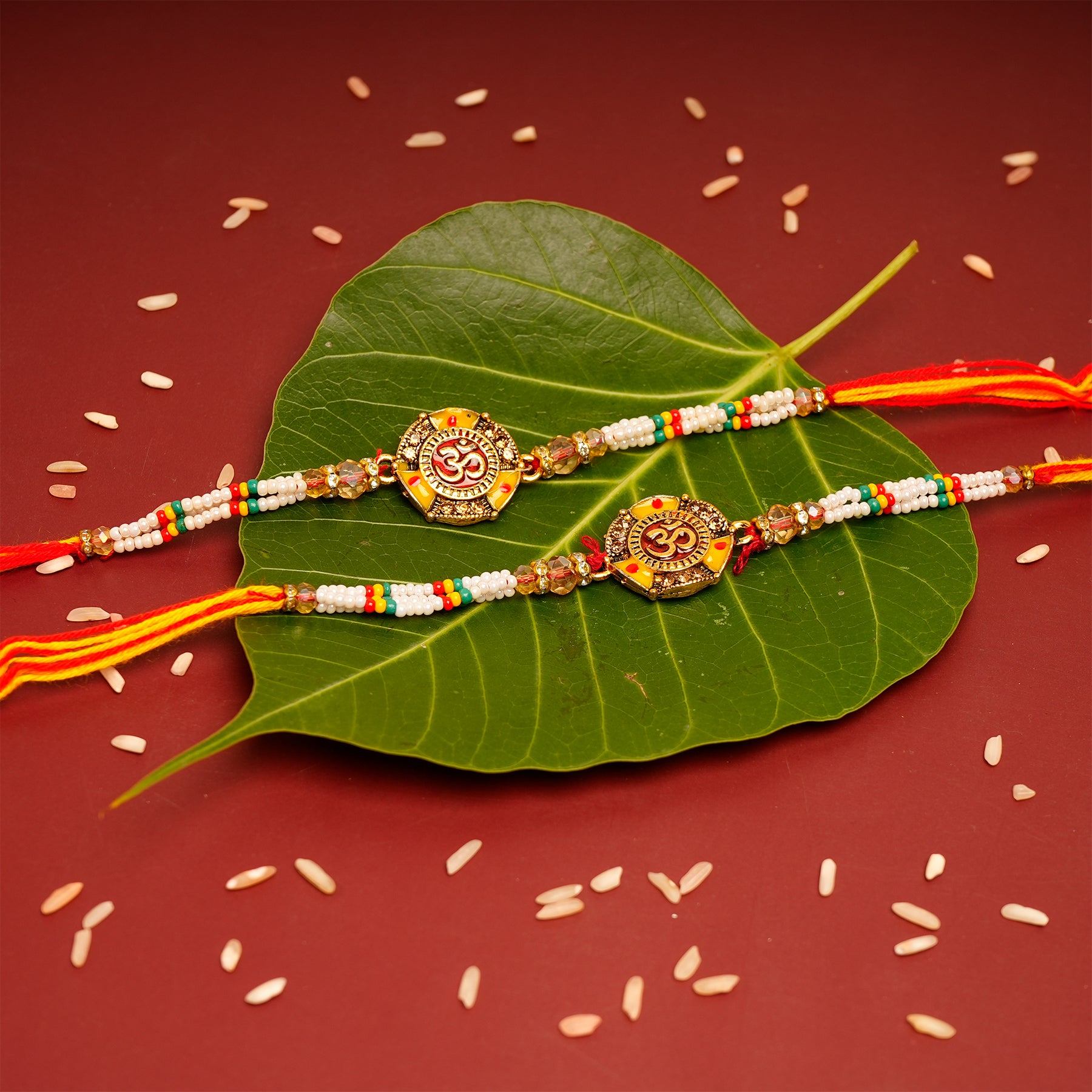 Premium OM Rakhi Pack of 2