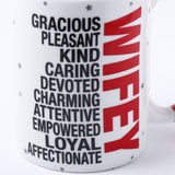 Archies Quoted Ceramic Mug - Wife