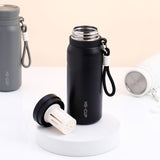 Black Steel Sipper Bottle