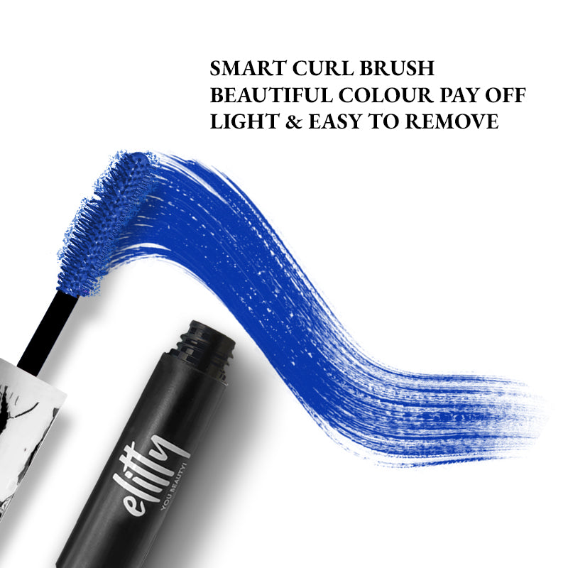 Elitty Blue Pop Colored Lush Lashes Mascara - No Cap - 5 gm