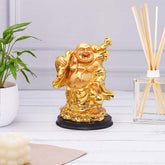 Blissful Golden Laughing Buddha