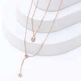 Regal Gold Drop Chain Pendant