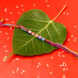 Beaded Multicolour Rakhi