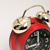 Red Twin Bell Alarm Clock