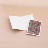 Pack Of 10 Birds on Branches Seasons Greeting Card