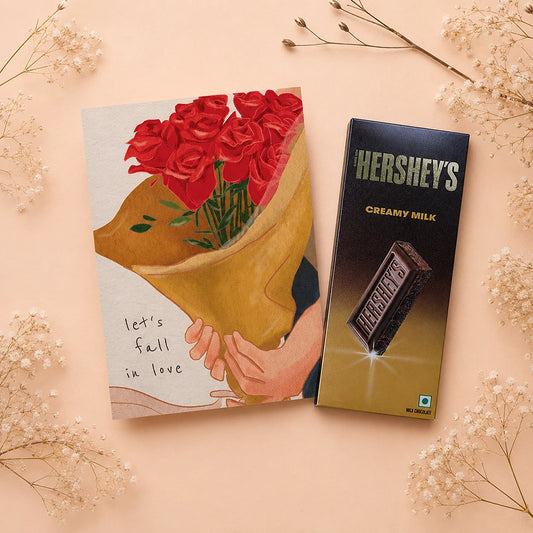 Special Anniversary Personalised Card with Chocolate Bar