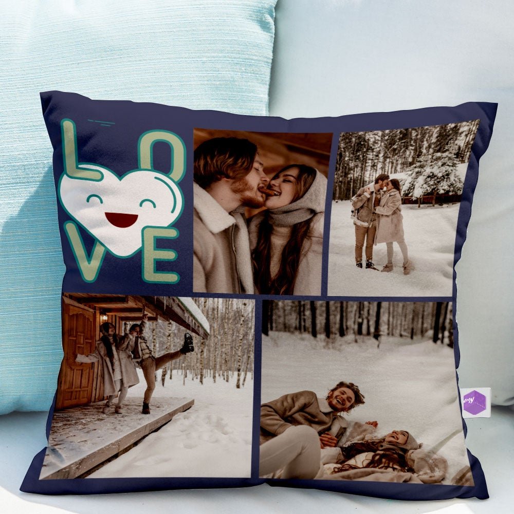 Love Heart Customizable Cushion