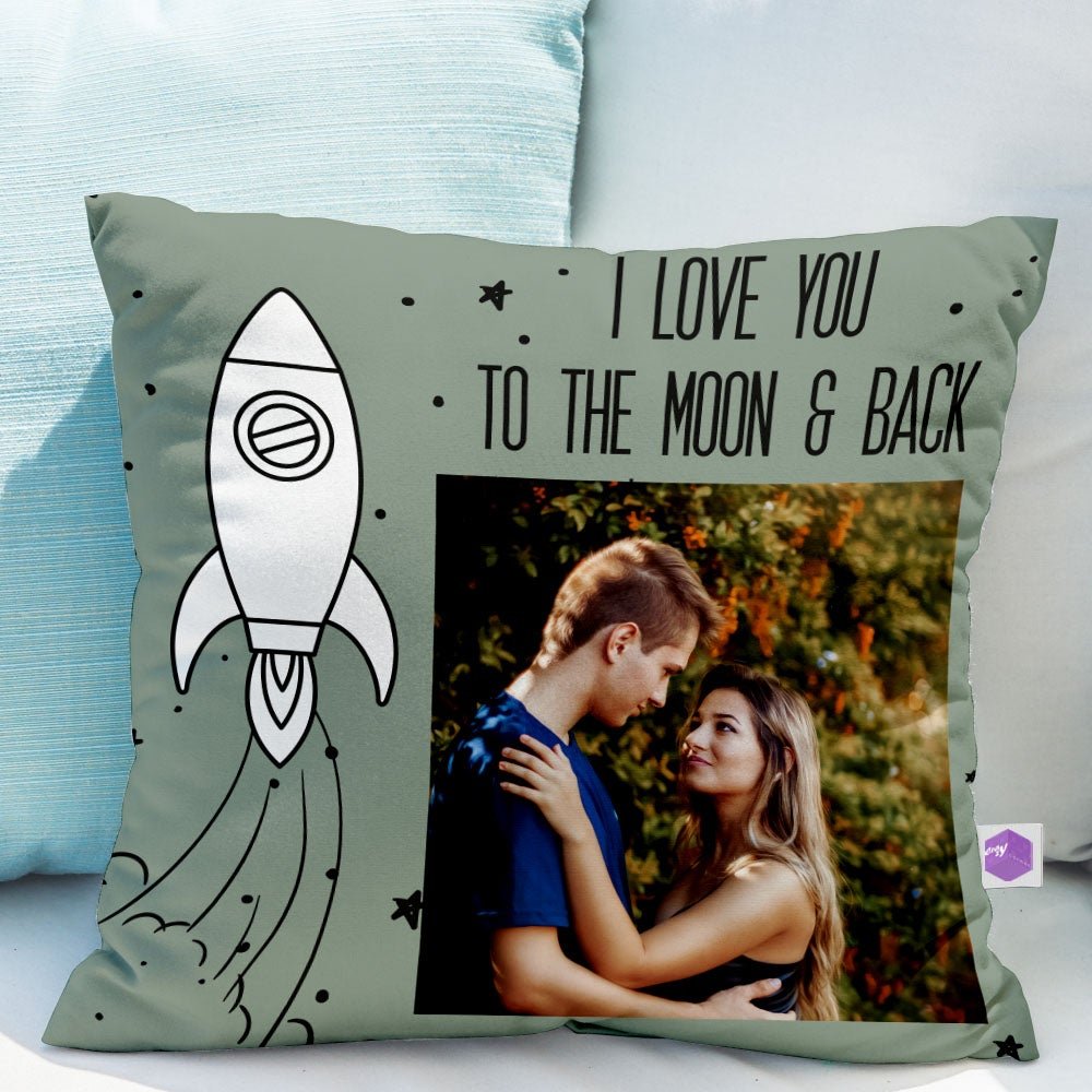 Grey Customizable Cushion