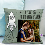 Grey Customizable Cushion