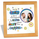 Stylish Home Decor Personalized Tile For Brother