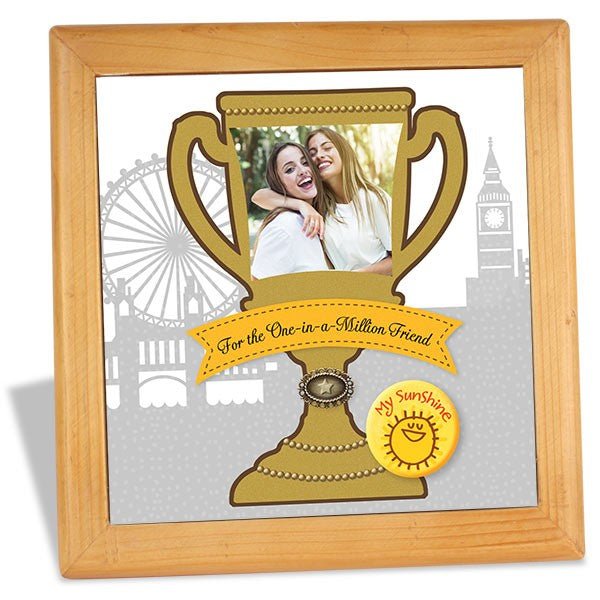 Personalized Wooden Tile For Friend