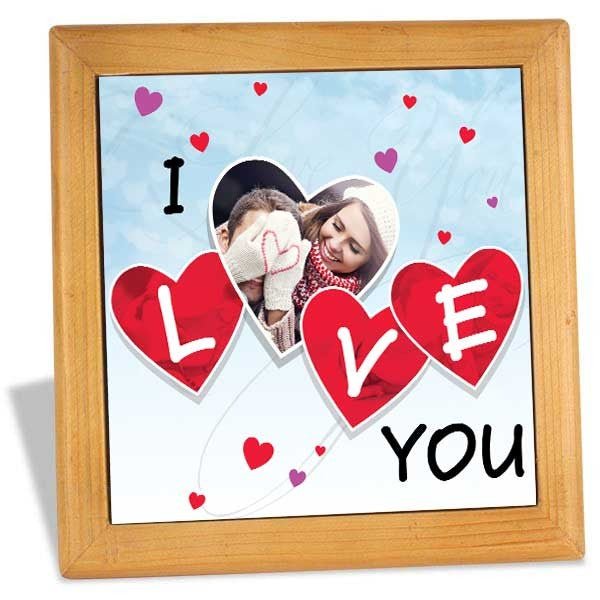 I Love You Personalised Tile