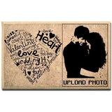 Love Heart Personalised Plaque