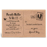 Parents Matter To Us Wooden Plaque