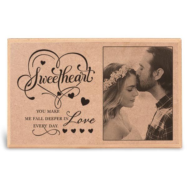 Sweetheart Personalized Wooden Plaque