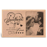 Sweetheart Personalized Wooden Plaque