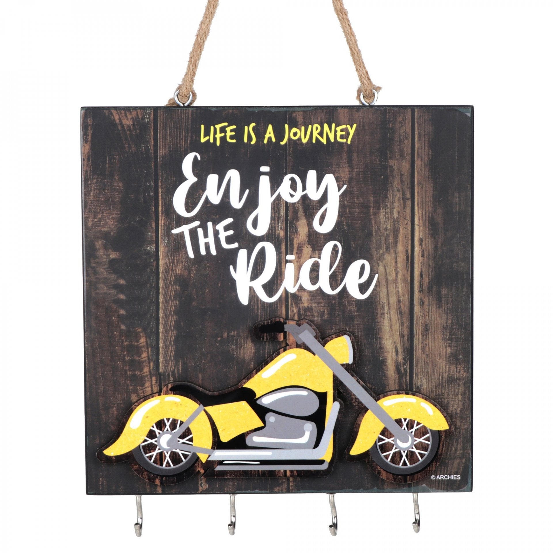 WOODEN KEY HOLDER (Bike)