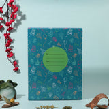 Purple Cake Anniversary Greeting Card